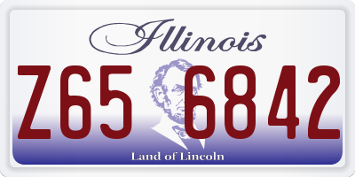IL license plate Z656842