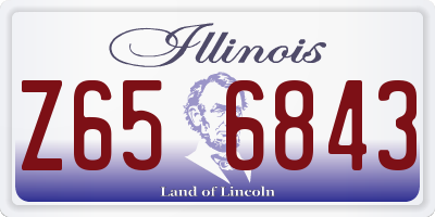 IL license plate Z656843