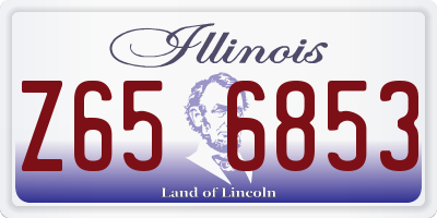 IL license plate Z656853