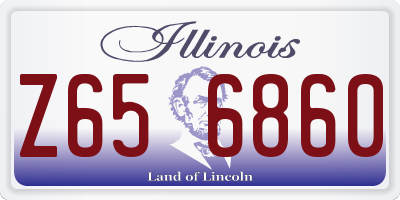 IL license plate Z656860