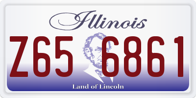 IL license plate Z656861