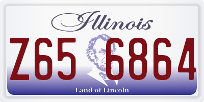 IL license plate Z656864