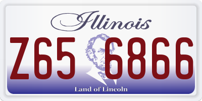 IL license plate Z656866