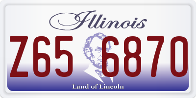 IL license plate Z656870