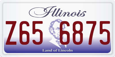 IL license plate Z656875