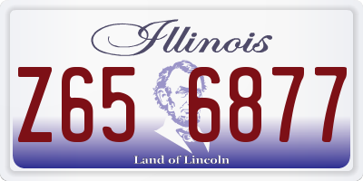 IL license plate Z656877