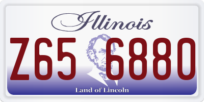 IL license plate Z656880