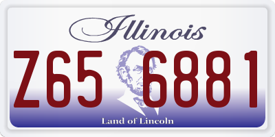 IL license plate Z656881