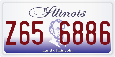 IL license plate Z656886