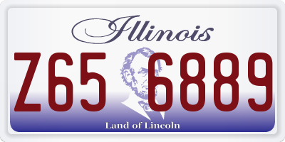 IL license plate Z656889