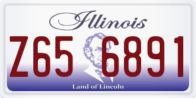 IL license plate Z656891