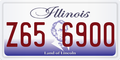 IL license plate Z656900