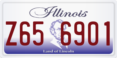 IL license plate Z656901