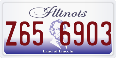 IL license plate Z656903