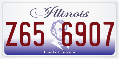 IL license plate Z656907