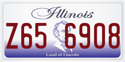 IL license plate Z656908