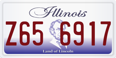 IL license plate Z656917