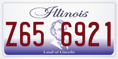 IL license plate Z656921