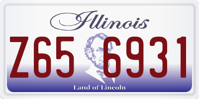 IL license plate Z656931