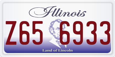IL license plate Z656933
