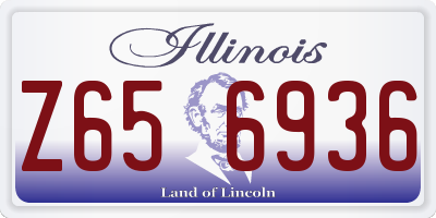 IL license plate Z656936