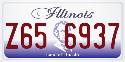 IL license plate Z656937