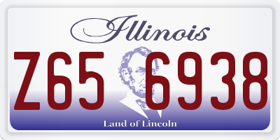 IL license plate Z656938