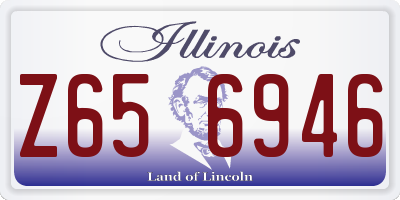 IL license plate Z656946
