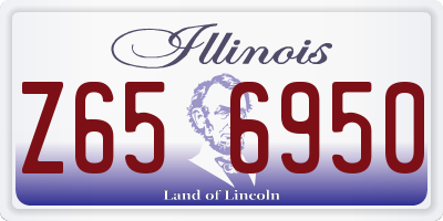 IL license plate Z656950