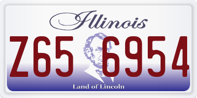 IL license plate Z656954