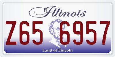 IL license plate Z656957