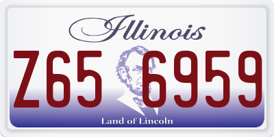 IL license plate Z656959