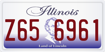 IL license plate Z656961