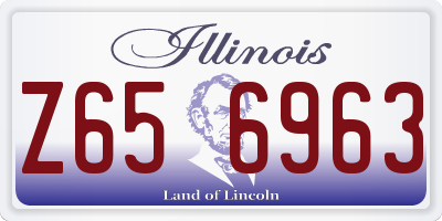 IL license plate Z656963