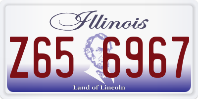 IL license plate Z656967