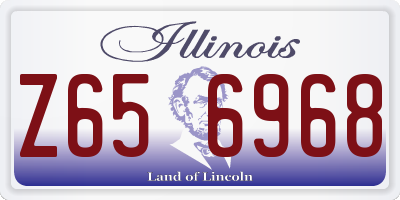 IL license plate Z656968