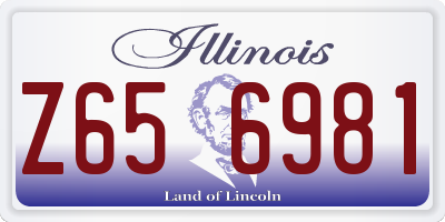 IL license plate Z656981