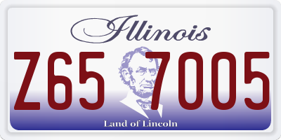 IL license plate Z657005