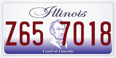 IL license plate Z657018