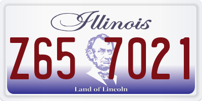 IL license plate Z657021