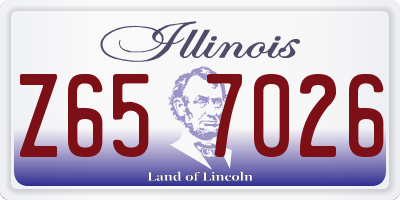 IL license plate Z657026