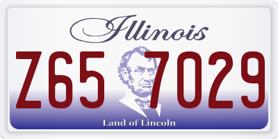 IL license plate Z657029