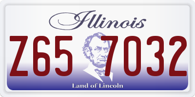 IL license plate Z657032