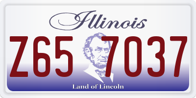 IL license plate Z657037