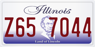 IL license plate Z657044