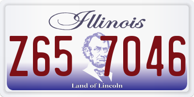 IL license plate Z657046