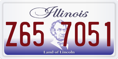 IL license plate Z657051