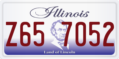 IL license plate Z657052