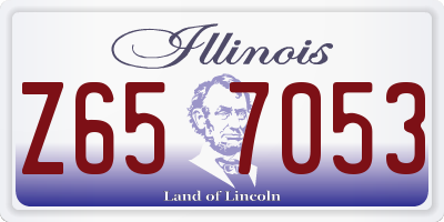 IL license plate Z657053