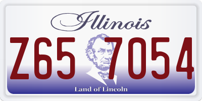 IL license plate Z657054